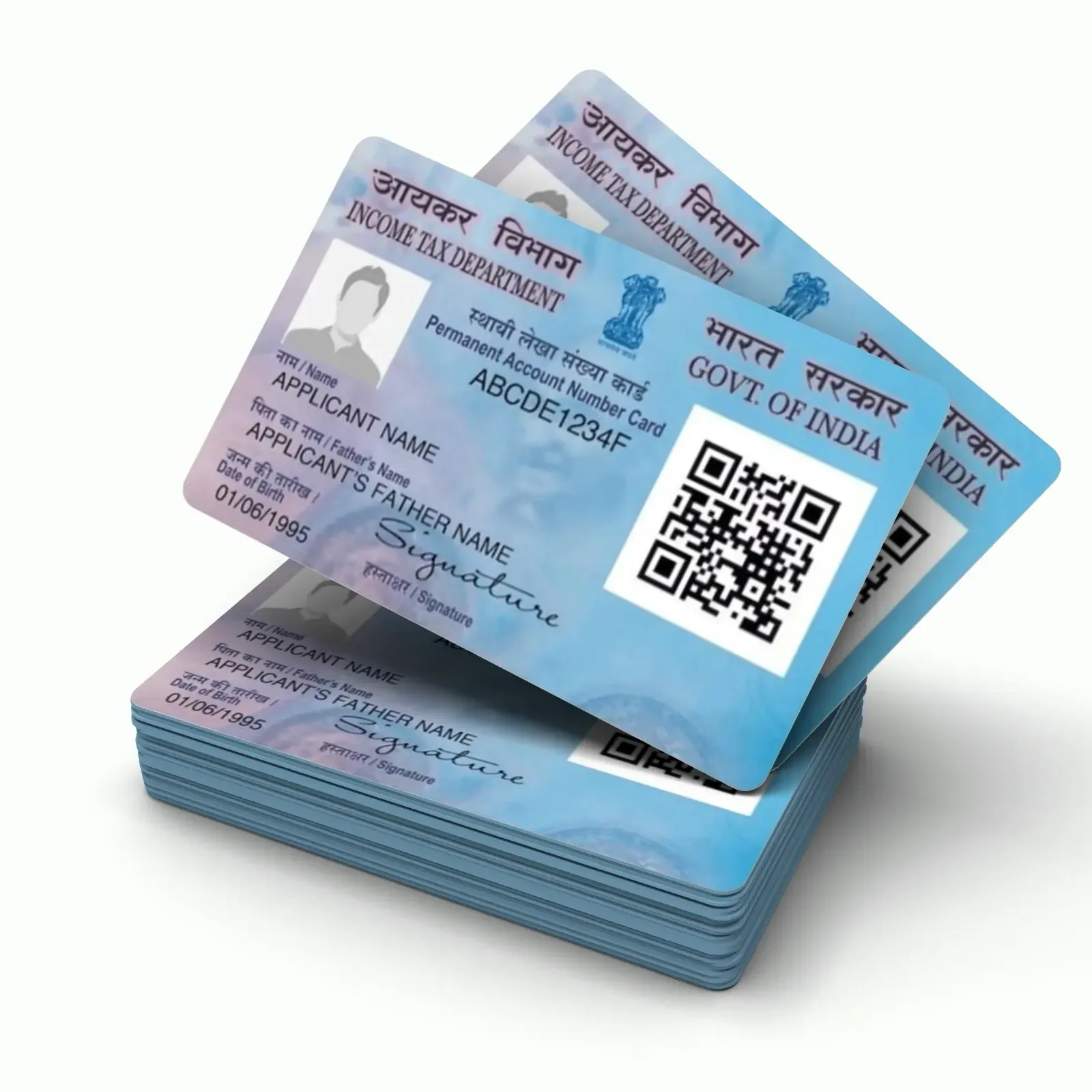 Plastic PAN Card Print Online – Premium PVC Wallet Size PAN Card